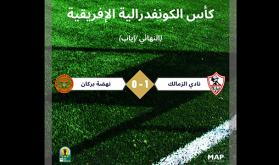 إياب نهائي كأس الكونفدرالية لكرة القدم... الزمالك المصري يتوج باللقب على حساب نهضة بركان