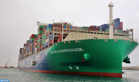 World's Largest LNG Powered Container Ship Makes First Call at Tanger-Med Port