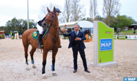 Moroccan Show Jumping Championship: Horsewoman Amina Tagemouati Wins MAP Prize