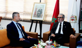 MAP Director General Holds Talks with General Delegate of Wallonia-Brussels in Rabat