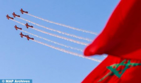 Throne Day: Royal Armed Forces Organize Air Shows, Exhibition Parachute Jumps