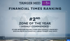 Tangier-Med Industrial Platform Ranked 2nd Special Economic Zone in World