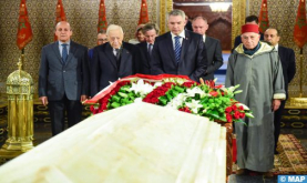 Federal Chancellor of Austria Karl Nehammer Visits Mohammed V Mausoleum