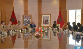 Minister Delegate in Charge of National Defence Administration and Lieutenant General, FAR Inspector General Receive Ethiopian National Defence Forces' Chief of Staff