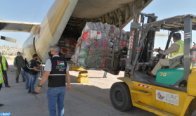 Arrival in Jordan of First Batch of Morocco's Emergency Humanitarian Aid Sent to Palestinians