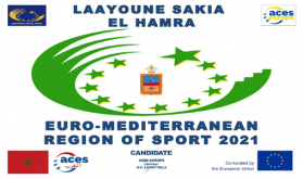 Laayoune-Sakia El Hamra Receives in Lisbon the 2021 Euro-Mediterranean Region of Sport Award