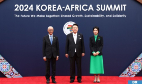 Korea-Africa Summit: Lower House Speaker Takes Part in Official Welcome Ceremony Offered by Korean President to Heads of Delegations in Seoul