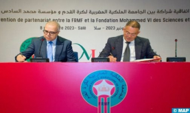 Firmado en Salé un convenio-marco entre la FRMF y la Fundación Mohammed VI para la Ciencia y la Salud