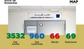 Covid-19: 960 casos confirmados en Marruecos, 3 nuevas recuperaciones registradas (Ministerio)