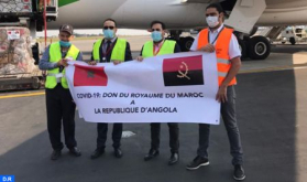 Covid-19: Llega a Luanda la ayuda médica marroquí destinada a Angola