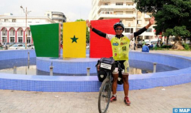 El embajador de SM el Rey en Senegal recibe al atleta marroquí Karim Mosta