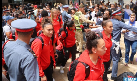 Mundial femenina 2023: La delegación de la selección marroquí llega a Casablanca