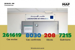 COVID-19: 27 nuevos casos confirmados en Marruecos, 8.030 en total (Ministerio)