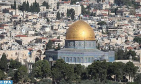  Palestina: Ceremonia de celebración el "Día del Reino de Marruecos en Al-Quds"