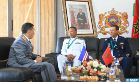 El General de Cuerpo de Ejército, Inspector General de las FAR y Comandante de la Zona Sur recibe al Jefe del Estado Mayor de las Fuerzas Armadas de Cabo Verde