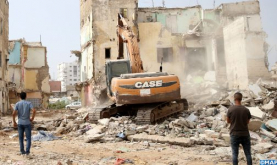 Ningún herido en el derrumbe de un edificio en ruinas en la medina de Casablanca