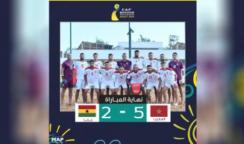 CAN de Beach Soccer (Egypte-2024): Le Maroc s'impose face au Ghana (5-2)