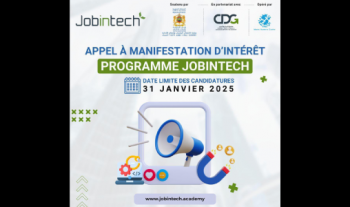 Digital Morocco 2030 : appel à manifestation d’intérêt pour la mise en œuvre du programme "JobInTech"