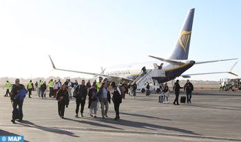 Ryanair lance sa nouvelle desserte aérienne entre Madrid et Dakhla