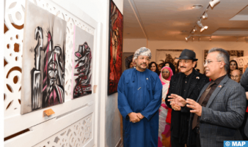 Rabat: Vernissage de l’exposition "Conflit 24" de l’artiste irakien Iyad Almosawi