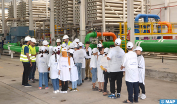 Chtouka-Aït Baha: Visite guidée à la station de dessalement d'Inchaden au profit des élèves
