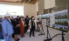 Mme Bouchareb visite le chantier du nouveau siège de l'ENA de Tétouan