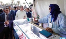 Nouvel An Amazigh 2975: M. Akhannouch visite le Salon de l'artisanat d'Agadir Ida-Outanane