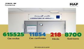 Covid-19 : 221 nouveaux cas confirmés au Maroc, ​11.854 au total