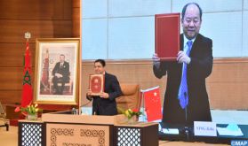 Signature de la Convention du "Plan de la mise en œuvre conjointe de la Ceinture et de la Route" entre le Maroc et la Chine