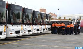 Transport public : Mise en circulation de 10 nouveaux bus à Béni Mellal