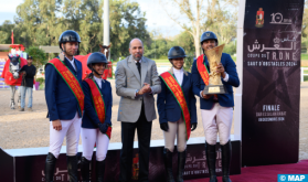 Coupe du Trône de saut d'obstacles: le Club équestre Oued Ykem remporte la 10è édition