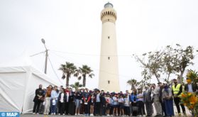 Journée mondiale des océans: Des élèves visitent le Phare d'El Hank à Casablanca