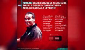 Futsal: Hicham Dguig convoque 18 joueurs pour la double confrontation amicale face à la Lettonie