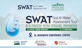 Conférence internationale "SWAT" sur l'évaluation des sols et de l'eau, du 6 au 8 mars à Ifrane