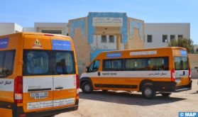 INDH à Laâyoune: Le transport scolaire, un outil indispensable pour la promotion de la scolarisation en milieu rural