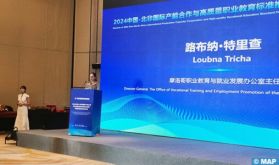 Chine: Mme Tricha met en avant l'expérience marocaine en matière de formation professionnelle