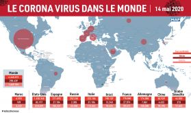 La pandémie du coronavirus dans le monde en chiffres