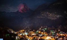 Solidarité: La célèbre montagne de Cervin illuminée aux couleurs du drapeau marocain