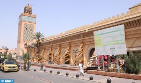 A Marrakech, des efforts soutenus pour restaurer les mosquées affectées par le séisme