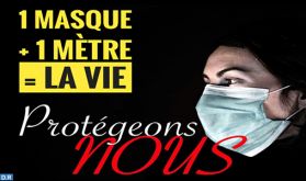 Des associations lancent une campagne baptisée "1 Masque+1 Mètre= La Vie"