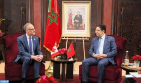 Marrakech : M. Bourita s'entretient avec le Secrétaire parlementaire de la ministre des Affaires Étrangères du Canada