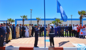 Laâyoune: Le "Pavillon bleu" hissé pour la 17ème fois consécutive sur la plage de Foum El Oued