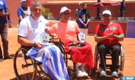 Tournoi international de tennis en fauteuil roulant : L’Espagnol Siscar Meseguer et l’Allemande Wend Britta remportent le titre à Marrakech