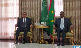 Arrivée de M. Akhannouch à Nouakchott pour représenter Sa Majesté le Roi à la cérémonie d'investiture du Président mauritanien