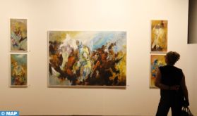 Vernissage à Rabat de l’exposition "La Voie" de l'artiste Mohamed Mekouar