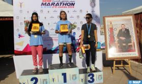 Athlétisme : Oualid Jaouadi et Marwa Chihab remportent le 7ème semi-marathon d'El Jadida