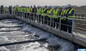 Une délégation de l'UE visite le projet d’assainissement liquide de Sidi Allal Tazi