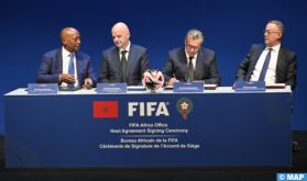 Marrakech: Signature d'un accord de siège du Bureau Afrique de la FIFA au Maroc