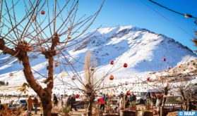 La station de ski d'Oukaïmedem retrouve sa splendeur avec les premières chutes de neige