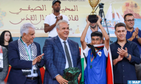 Tanger : Clôture du tournoi de futsal et de basketball féminin réunissant les enfants maqdessis et marocains